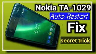 Nokia TA-1029 Auto Restart/Hang on Logo Problem Solution