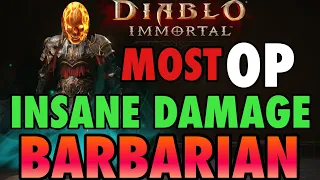 NONSTOP GOD TIER WHIRLWIND BARBARIAN BUILD! INSANE DAMAGE AND SUSTAIN  DIABLO IMMORTAL