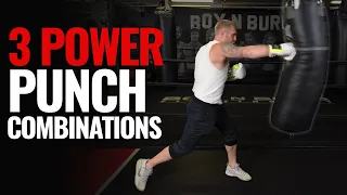 3 Power Punch Combinations you Should Practice on the Heavy Bag