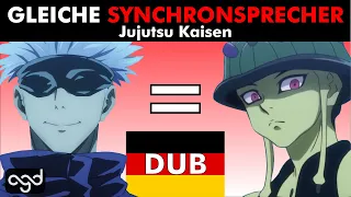 Jujutsu Kaisen Charaktere im deutschen Dub - JJK-Synchronsprecher in anderen Anime und Games