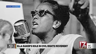 Black History: Ella Bakers starts SNCC at Shaw University