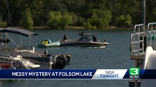 Park Rangers investigate reports of black substance at Folsom Lake