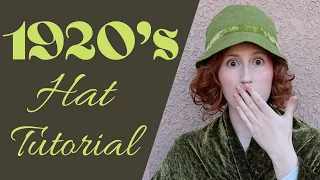 Following a 1920's Cloche Hat Tutorial