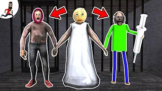 Granny vs Masha vs Baldi vs Grandpa ★ Funny Horror Animation (cartoon) vs aliashraf vs abegi jo