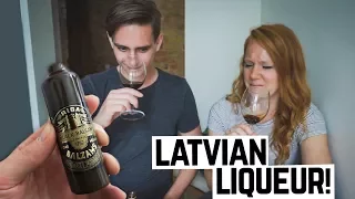 Tasting Latvian Liqueur! + Huge Central Market in Riga (Americans Try Latvian Liqueur)