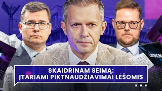 SKAIDRINAM: ĮTARIAMI PIKTNAUDŽIAVIMAI LĖŠOMIS | DŽIUGELIS ir KASČIŪNAS | SEIMAS | SPRĘSKITE PATYS