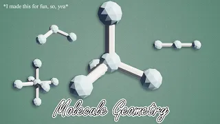 Molecule Geometry in ONE Minute (Blender Animation)