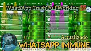 MELHOR WHATSAPP IMMUNE | WhatsApp Crash Full Working 💯 | Wåsii ki Tēçh