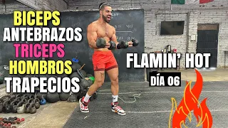 Rutina de BICEPS TRICEPS Y HOMBRO  (38 Minutos) | Quema Grasa y GANA MÚSCULO