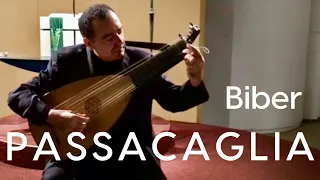 Biber Passacaglia (1676) Live in Baarn 2016, Xavier Díaz-Latorre 13 course Lute