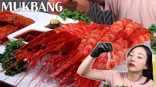 💎🦐세상에서 가장 비싼 새우🦐💎 (까라비네로새우) 생새우 회 먹방 Carabinero Shrimp 🦐raw shrimp mukbang🦐