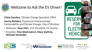 Electric Vehicles Webinar - "Ask the EV Driver", April 21 2021