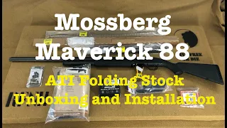 Maverick 88 ATI Folding Stock Unboxing and Installation