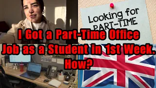 How to find a Part-Time Job in the UK 🇬🇧| International Student from 🇵🇰| Job Hunt Tricks 💯