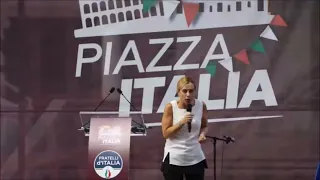 Intervento integrale di Giorgia Meloni a Piazza Italia