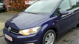 Тест-драйв VW Touran 1.6 TDI BMT DSG 2017 года при его доставке из автохауза на фирму VNZ GmbH