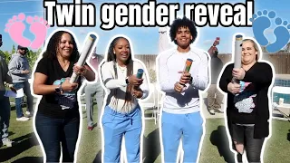 MY SISTERS TWIN GENDER REVEAL...watch until the end for a surprise!!