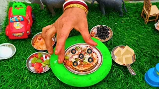 Perfect Miniature Pizza Making  | ASMR Cooking Mini Food | Minature Food