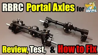 PORTAL AXLES for WPL Crawlers from RBRC