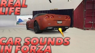 REAL LIFE CAR SOUNDS IN FORZA HORZON 3 | PART 1? | BEST SOUNDING CARS IN FORZA!