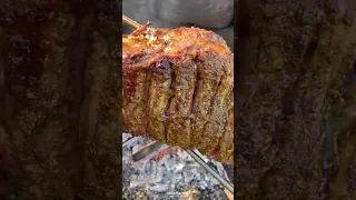 Rotisserie Leg of Lamb w/Chimichurri | Over The Fire Cooking by Derek Wolf