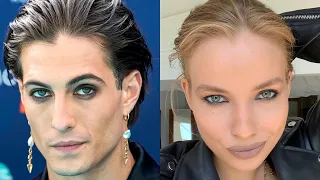 Damiano David Makeup Tutorial / Grunge Look from Eurovision 2021 #shorts