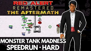 Red Alert Remastered Aftermath - Allies Mission 5 - Speedrun (Hard) - Monster Tank Madness