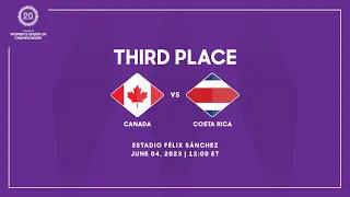 2023 Concacaf Womens Under-20 Championship | Canada vs Costa Rica