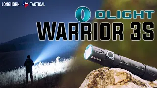 Olight Warrior 3S - 2300 Lumen Tactical Flashlight - Now with 100% Less Forest Fires!