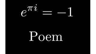 Euler's Formula Poem