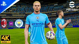 eFootball™ 2024 AC Milan VS ManCity at Old Trafford | PS5 4K Gameplay