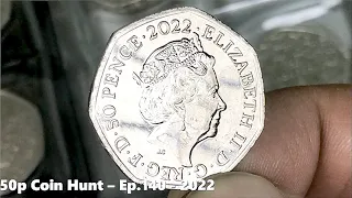 FINALLY FOUND ONE... AND IT'S FOR THE BOOK! || £100 RARE 50p COIN HUNT - Book 1 Ep.140 - 2022
