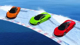 99.5% IMPOSSIBLE ICE TRACK!? (GTA 5 Funny Moments)