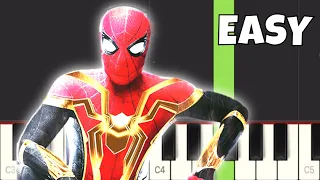 Spider-Man: No Way Home Theme - EASY Piano Tutorial