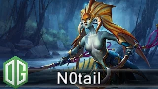 OG.N0tail Naga Siren and Cr1t- Mirana Gameplay - Ranked Match - OG Dota 2