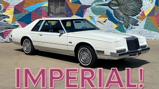 1983 “Chrysler” Imperial TIME capsule all ORIGINAL survivor with only 34k miles!  Bustle Back Beaut!