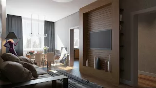 2 Bedroom Modern Apartment Design Under 100 Square Meters