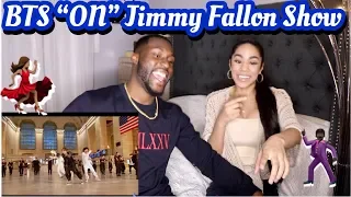 BTS Performs "ON" at Grand Central Terminal for The Tonight Show 🔥REACTION🔥