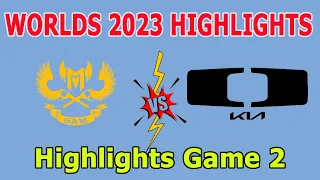 DK vs  GAM HIGHLIGHTS Game 2 Worlds Swiss Stage Day 7