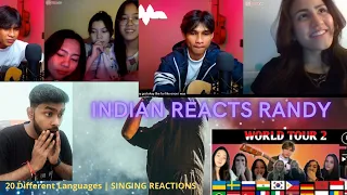 Randy Dongseu - World Tour to 20 Countries and Sing in 20 Different Languages! Indian Reacts