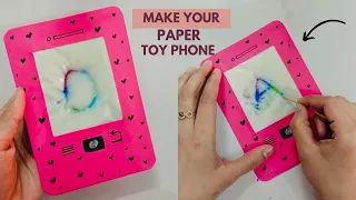 Diy magical paper phone✨ | Make your paper toy phone at home | paper phone craft