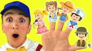 Finger Family Jobs Song for Kids - Super Simple Nursery Rhymes –  Professions Part 6