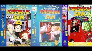 The New Adventures of Fireman Sam : Disaster for Dinner : Fireman Sam in Action (1994-96 UK VHS)