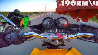 Kawasaki Ninja 250 ВАЛИТ как CB400 | Проверяем Максимальную скорость на мотоциклах