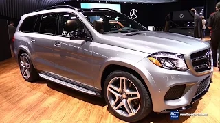 2016 Mercedes-Benz GLS-Class GLS 550 4Matic - Exterior and Interior Walkaround - 2015 LA Auto Show