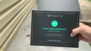 Eco flow Delta 1300 watt unboxing