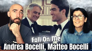 Andrea Bocelli, Matteo Bocelli - Fall On Me (REACTION) with my wife