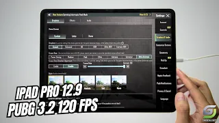 iPad Pro 12.9 test game PUBG 120 FPS Update 2024 | Apple M2