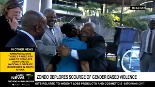 Justice Zondo deplores rising scourge of gender-based violence