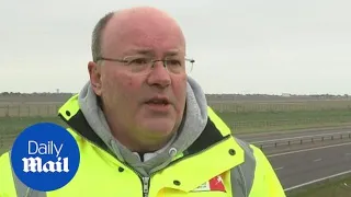 Highways manger on no-deal Brexit exercise at Manston Airfield